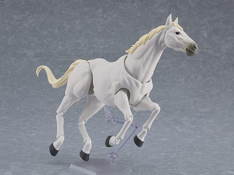 Max Factory figma Wild Horse White Non-Scale Plastic Pre-painted Action Figure