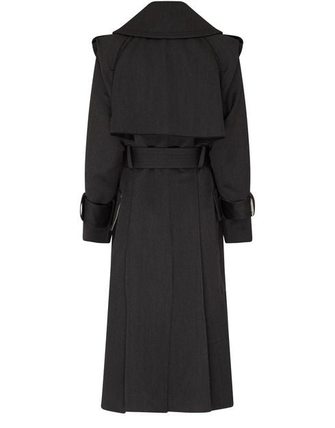 VICTORIA BECKHAM ロング丈トレンチコート - Image 3