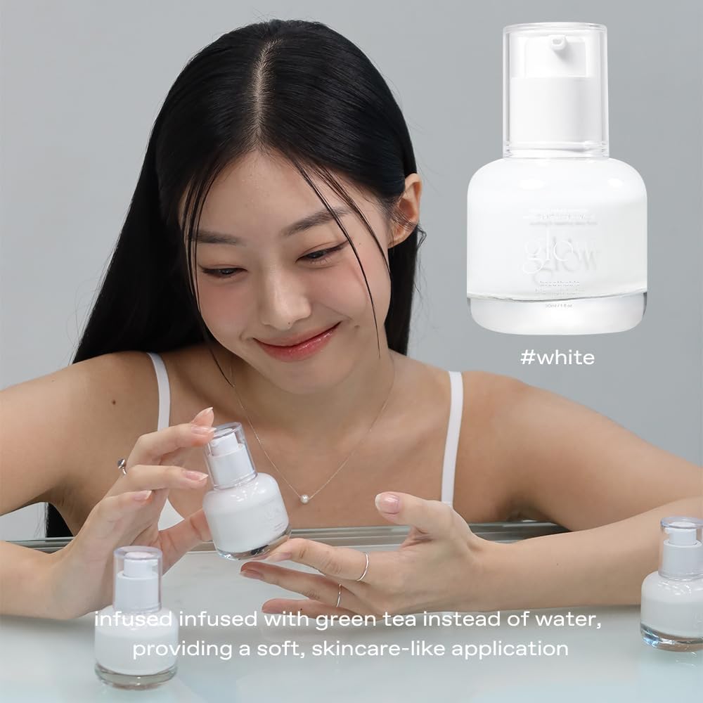 glow Breathable BB Cream #White: Cruelty Free, Artificial Fragrance Free, Essential Oil Free, Gluten Free, Lightly Warm Hydrating BB Cream, Skin Care-like Use, 30ml (1 fl oz)