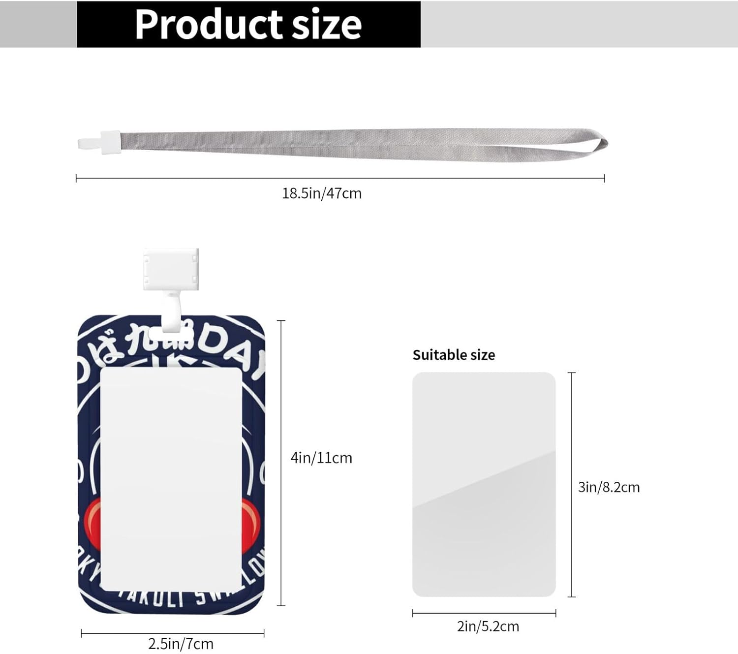 Tsubakuro day Tokyo Yakult Swallows Pass Case, Commuter Passes, ID Card Case, Vertical Name Tag Case, Thin Card Case, Moe Goods, Anime, Cute, Name Tag, Unisex, Character