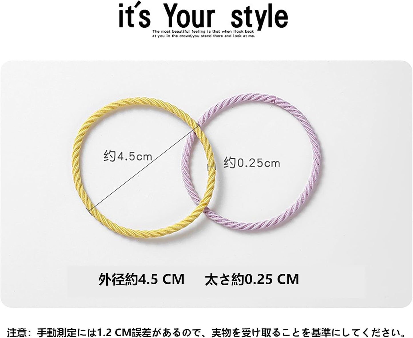 VEVE & MIKI Elastic Scrunchies, Fashionable, Adults, Everyday Use, Simple Design, Plain, Fashion Accessory, Women's, Thick Hair Band, Hair Clip, Set of 50, Traceless Hair Bands, High Elasticity