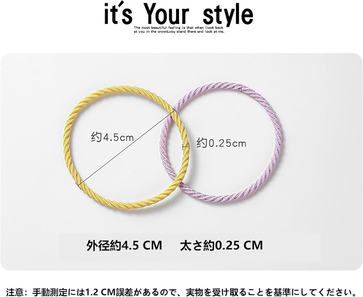 VEVE & MIKI Elastic Scrunchies, Fashionable, Adults, Everyday Use, Simple Design, Plain, Fashion Accessory, Women's, Thick Hair Band, Hair Clip, Set of 50, Traceless Hair Bands, High Elasticity