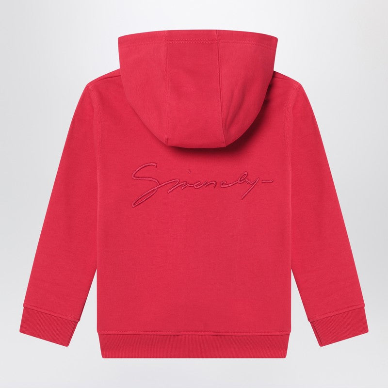 Givenchy Givenchy Burgundy Hoodie With Embroidered Logo - Image 3