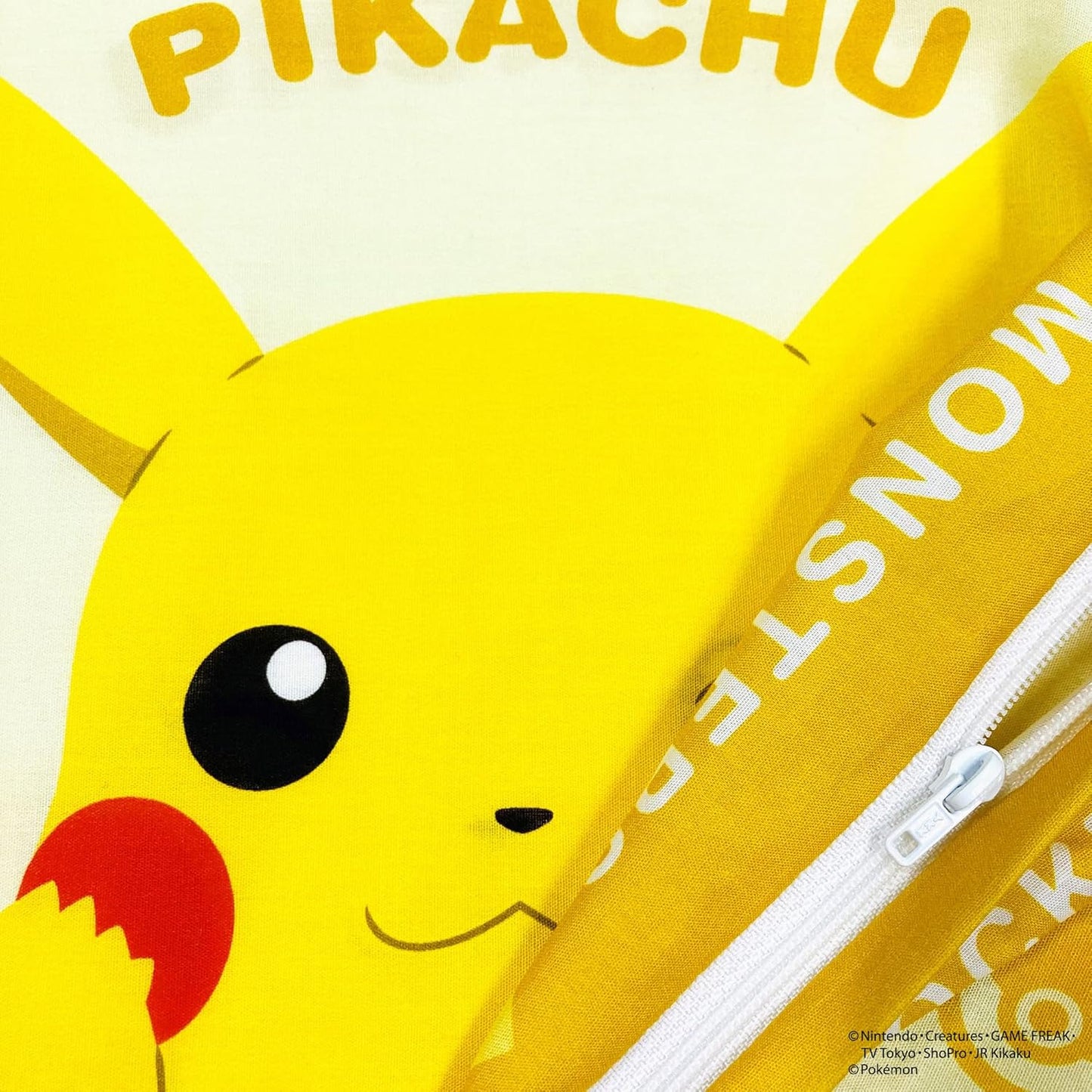 MORIPiLO 4621227 Children's Pillow Cover, Pokemon Pikachu, For Approx. 15.7 x 11.8 inches (40 x 30 cm), Washable, Pokemon Character Goods, Yellow