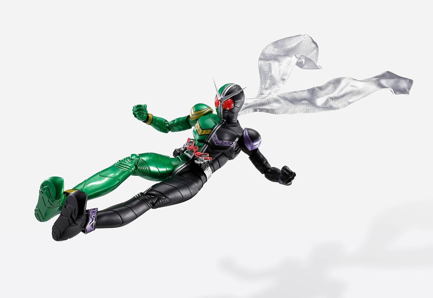TAMASHII NATIONS S.H. Figuarts (True Bone Carving Manufacturing Method) Kamen Rider W Cyclone Joker Fuuto Detective Anime Adaptation Commemorative (Re-release Version), Approx. 5.7 inches (145 mm