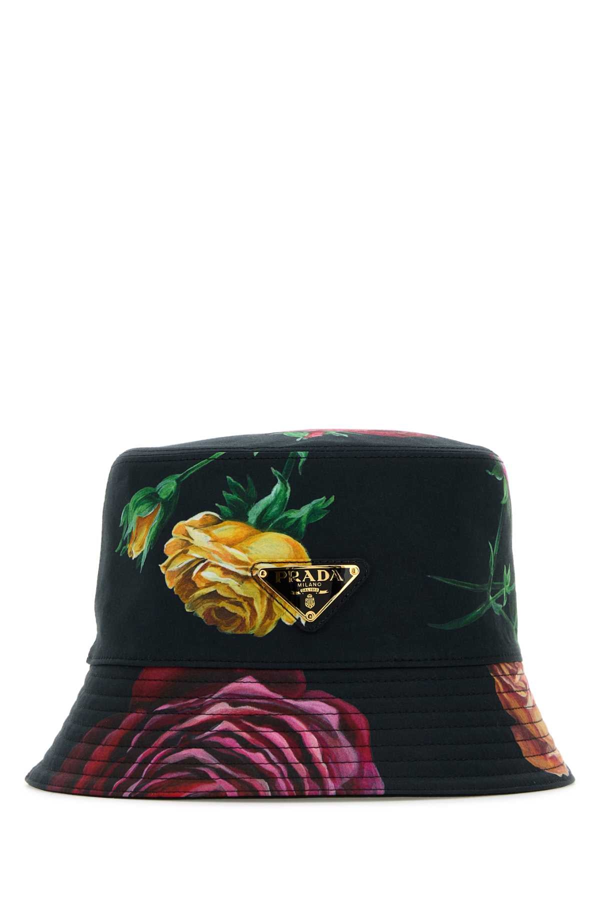 Prada プラダプリントコットンバケットハット - Image 3
