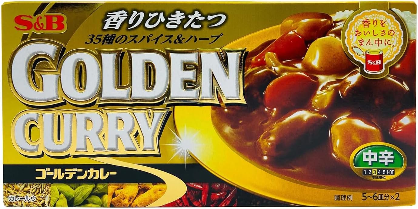 SB Foods Golden Curry Medium Spicy 6.7 oz (198 g)