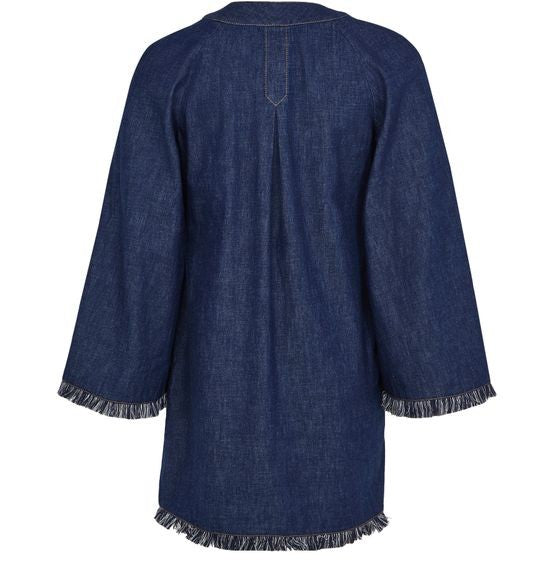 ZIMMERMANN Rhiannon fringe mini denim dress - Image 3