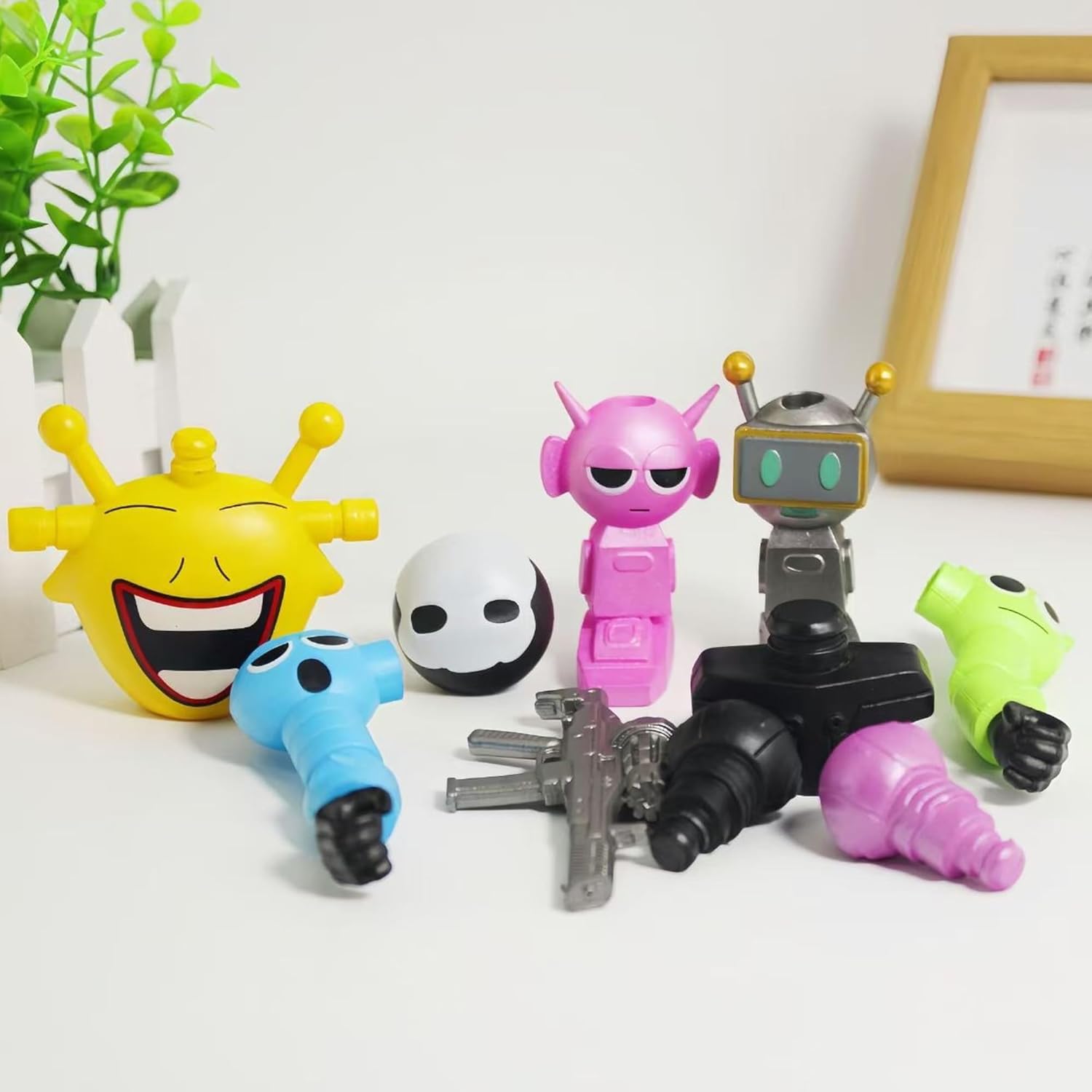 AAGWW Splanky Goods, Splanky Figure, Assembly, Joints, Animated Figurine, PVC Material, Popular Goods, Gift (C Type)