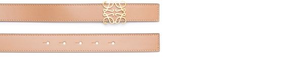 LOEWE Anagram reversible smooth calf leather belt - Image 3