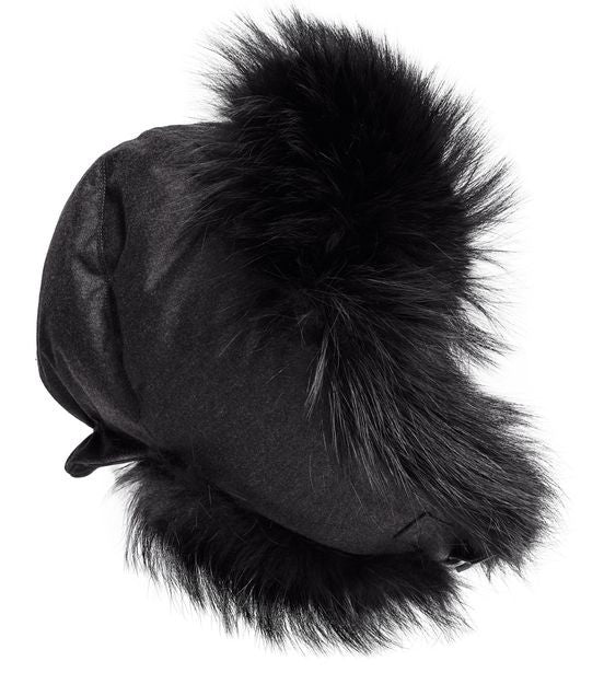 YVES SALOMON Wool and fox fur chapka - Image 3