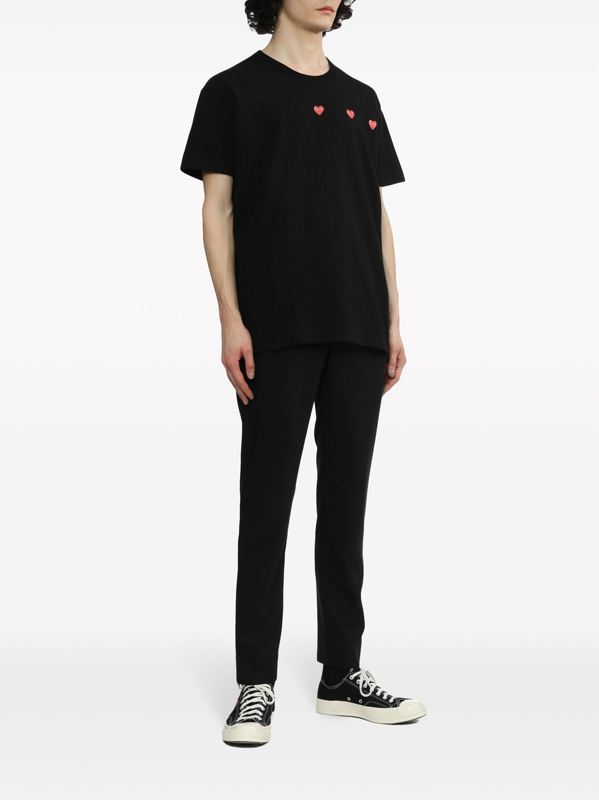 Comme Comme DesGarçonsはTshirtロゴプリントニットを演奏します - Image 3