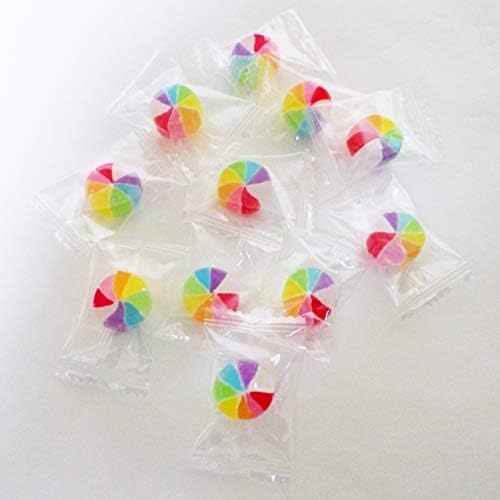 Windmill Candy, Pack of 50, Individual Packaging, Snacks, Rainbow Candy
