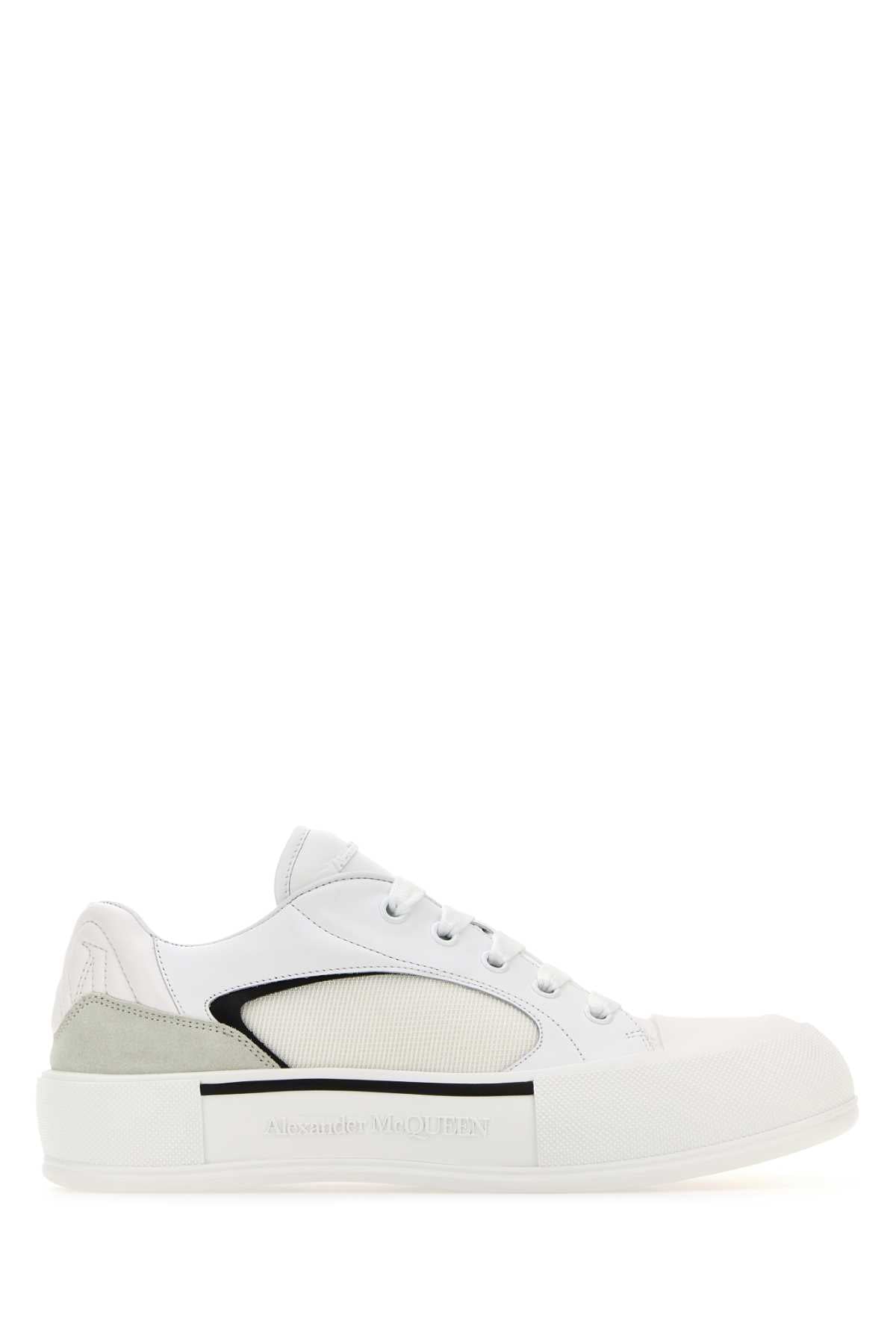 Alexander Mcqueen アレクサンダーマックイーンシルバーレザーパンクポンプ - Image 3
