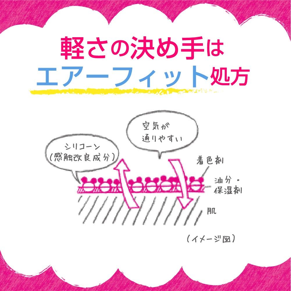 SUGAO Air Fit CC Cream Smooth Pure Ochre SPF23 PA+++ 0.9 oz (25 g)