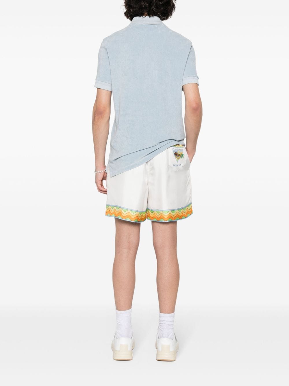 Casablanca カサブランカドローストリングシルクショーツ - Image 3