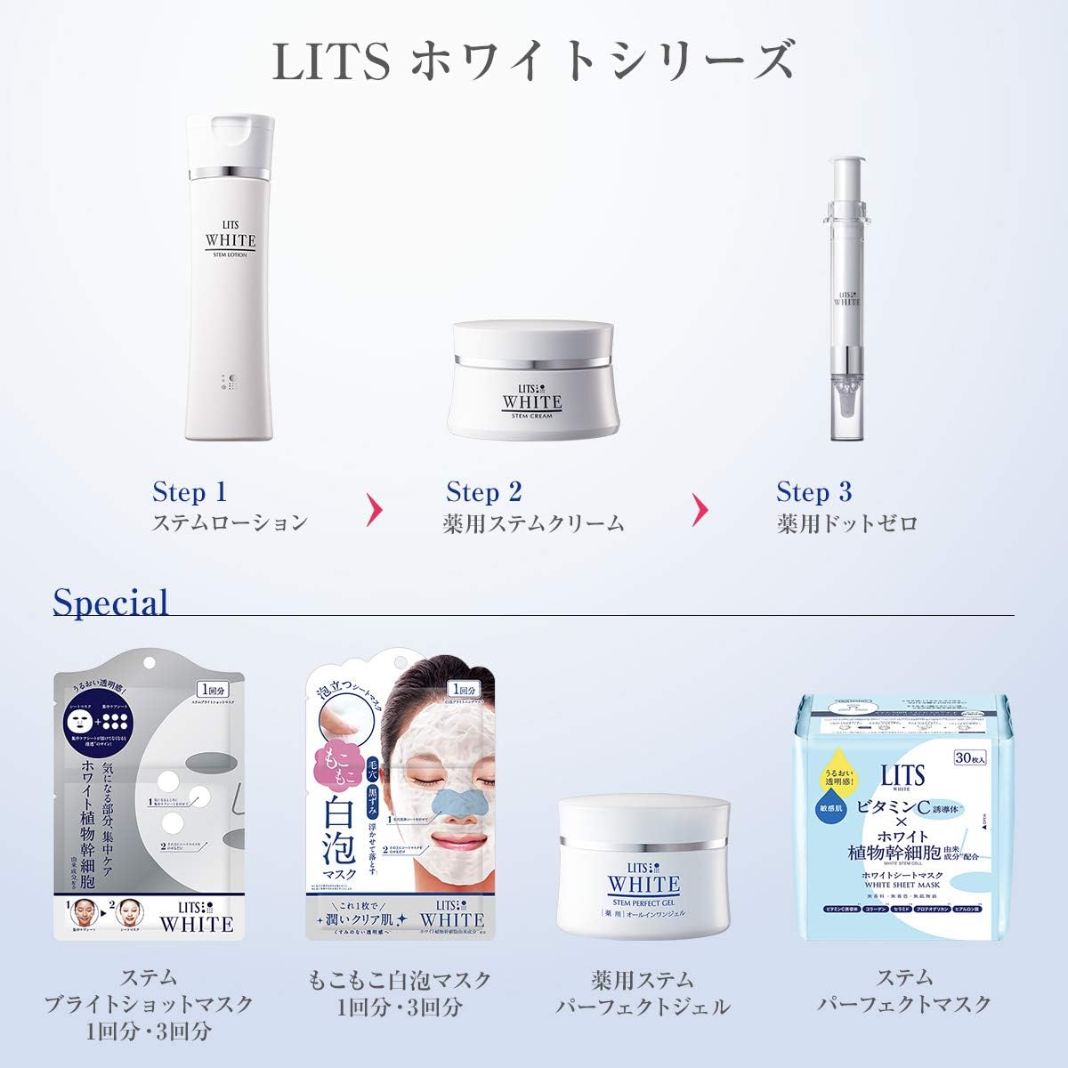 Ritz White Medicated All-in-One 2.8 oz (80 g) Hyaluronic Acid Aging Care