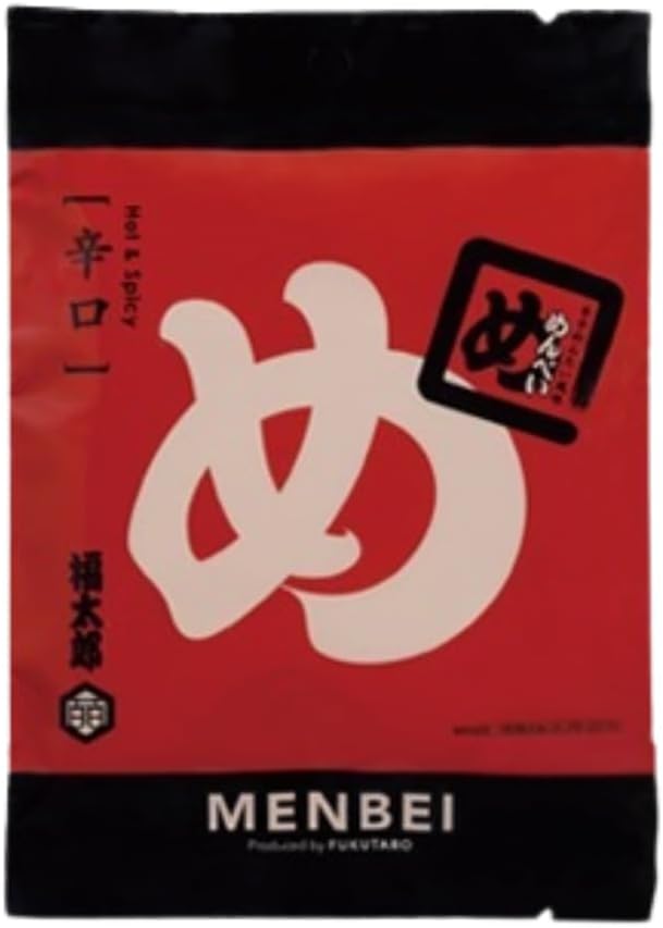 Menbei Fukuoka Value Pack 6-Variety Set Spicy Plain Green Onion Onion Snacks Assortment Souvenir Local Specialty