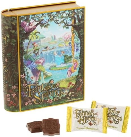 Tokyo DisneySea Exclusive, Chocolate Tin Fantasy Springs, A Spectacular and Beautiful World View Themed Goods, Dreaming of Fantasy Springs, TDR TokyoDisneyResort, Snacks, Souvenirs, Disney Goods,
