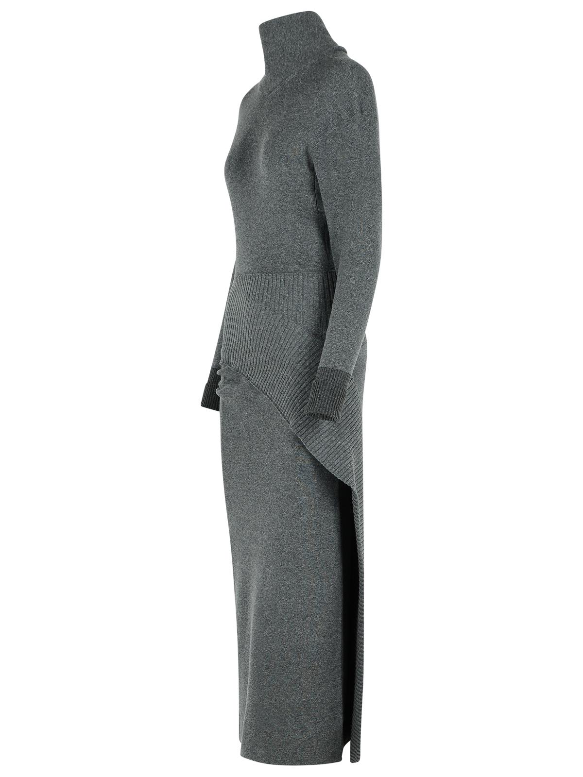 Lanvin ランバングレーウールブレンドドレス - Image 3