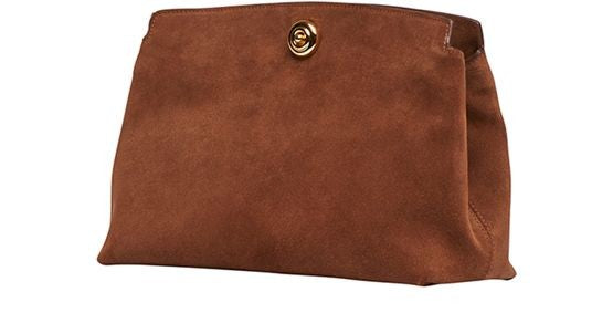 LIFFNER Large Pushlock pouch in suede - Image 3