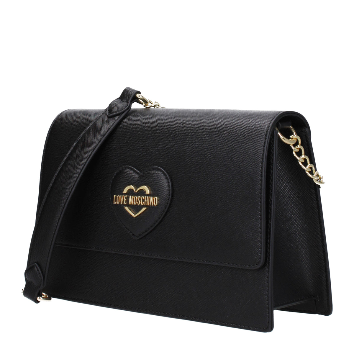Moschino モスキーノのショルダーバッグが大好きな女性ポリウレタンブラック - Image 3