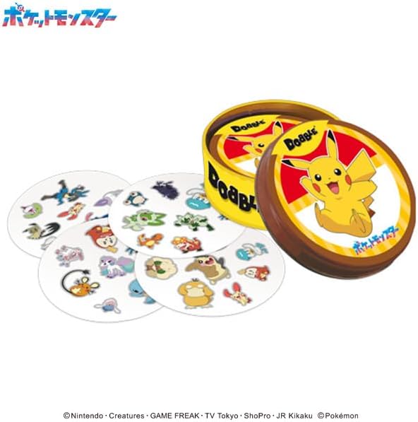 Dobble Pokemon (2-8 People, 15 Minutes, For 6 Years Old and Up)