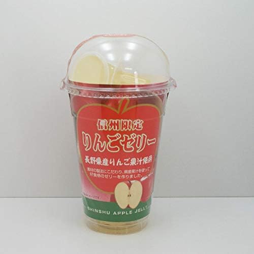 Nagano Prefecture Apple Juice, Shinshu Limited Apple Jelly, Portion, Pack of 12 (1, Shinshu Limited Apple Jelly)