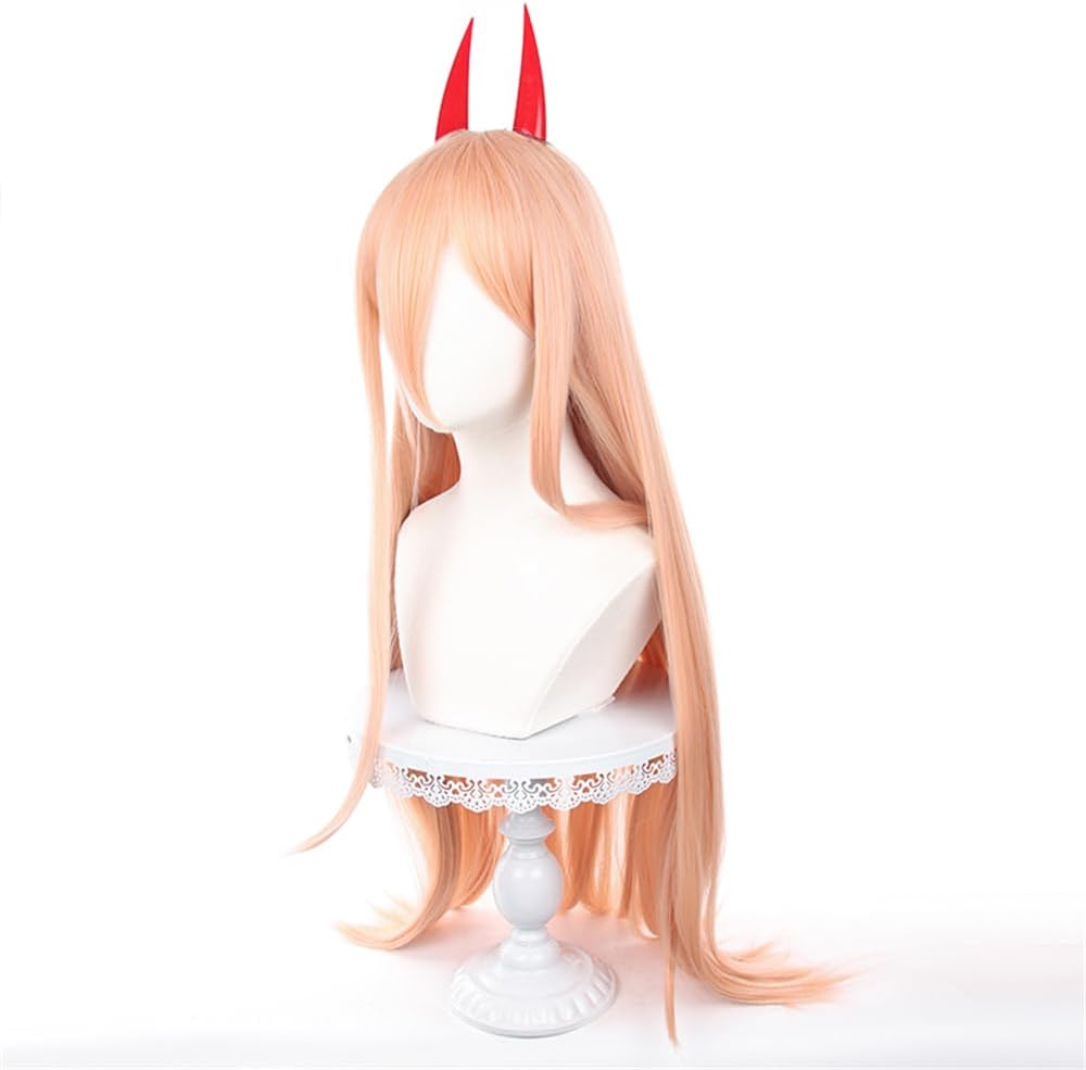 Akixen Chensoman Power Wig, Cosplay, Anime Hair Net, Fashion Present, Events, Halloween, Christmas, Heat Resistant, Disguise, School Festival, Cultural Festival, Festival