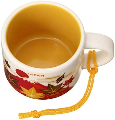 STARBUCKS STABA You Are Here Collection Mug Japan Autumn 2.0 fl oz (59 ml) Demitascup Japanese Style Autumn Leaf Soup Chestnut Fifteen Night Moon Castle Fall Mt. Fuji Yellow Limited Tableware Cup Coffee Limited