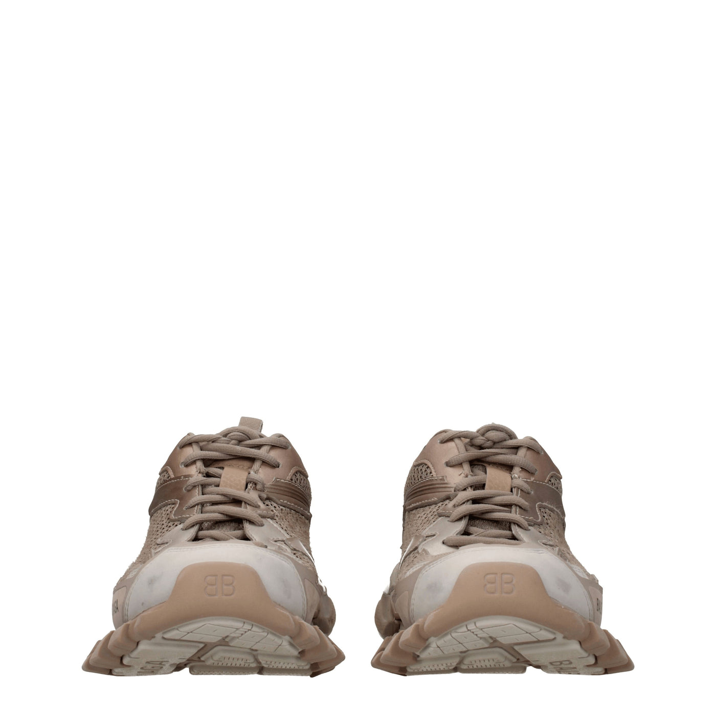 Balenciaga バレンシアガスニーカートラック3ウーマンファブリックベージュ/ダークベージュ - Image 3