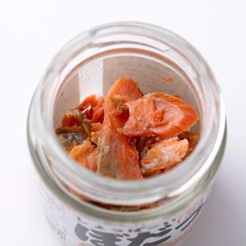 Bloodakkori, Super Spicy, 1.1 oz (30 g), Akita Specialty, Salted, Grilled Salmon, Spicy Flavor Means Strong Salty