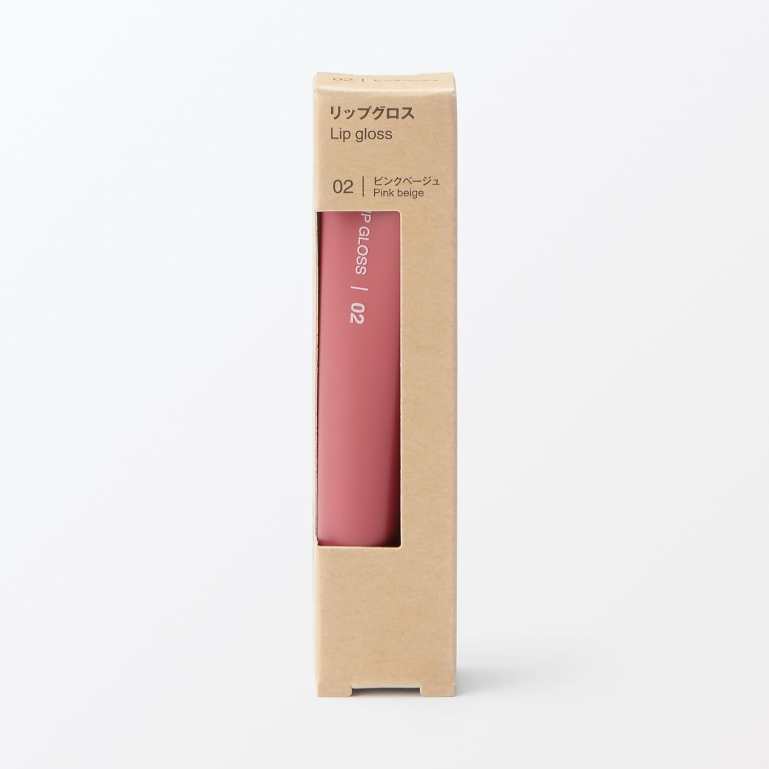 MUJI 84845659 Lip Gloss Pink Beige 0.4 oz (10.5 g)