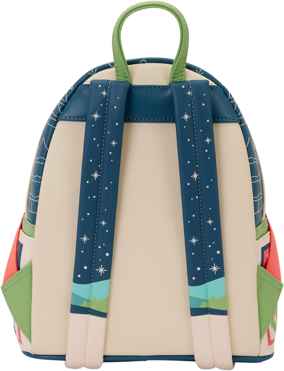 Loungefly Mini mochila navideña de Mickey y Minnie de Disney