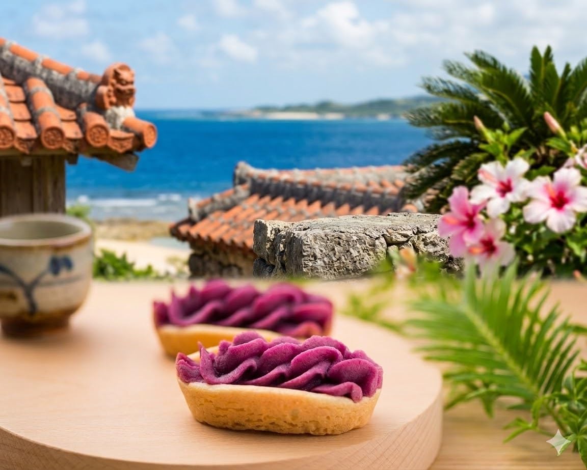 Okinawa Souvenir, Moist and Delicious Red Tarts, 5 Pieces, Made with Prefecture Red Potatoes, Okinawa Souvenir, Sweets, Individually Wrapped, Gift, Souvenir, Popular, Classic Konyato Tato, Small Size