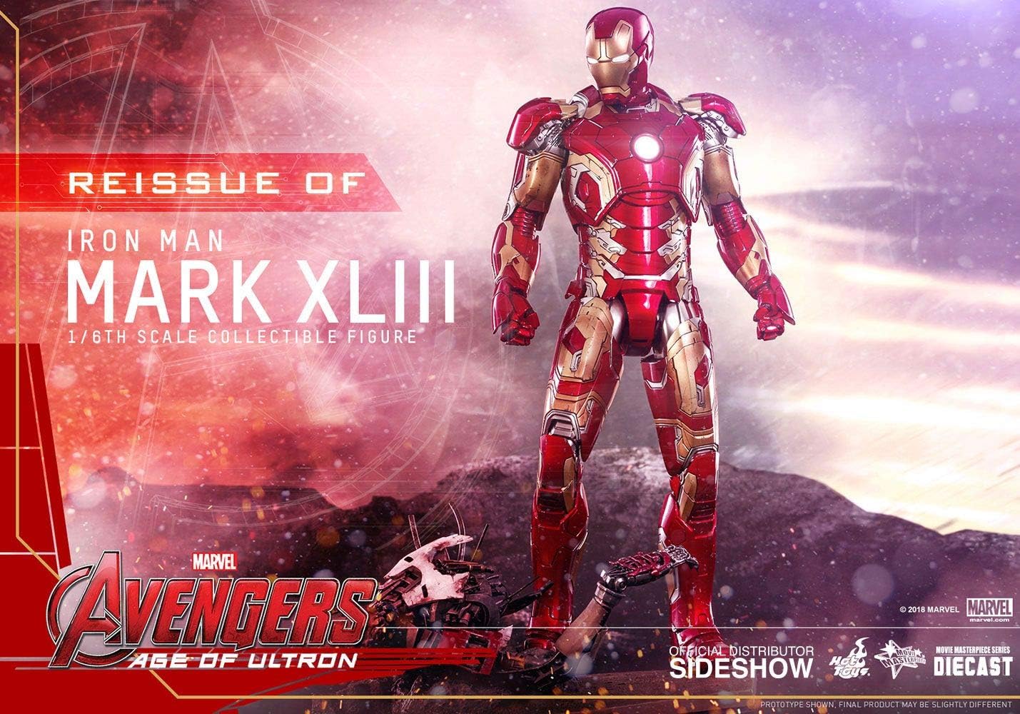 Marvel Avengers Age of Ultron Iron Man 12" Action Figure [Mark XLIII]