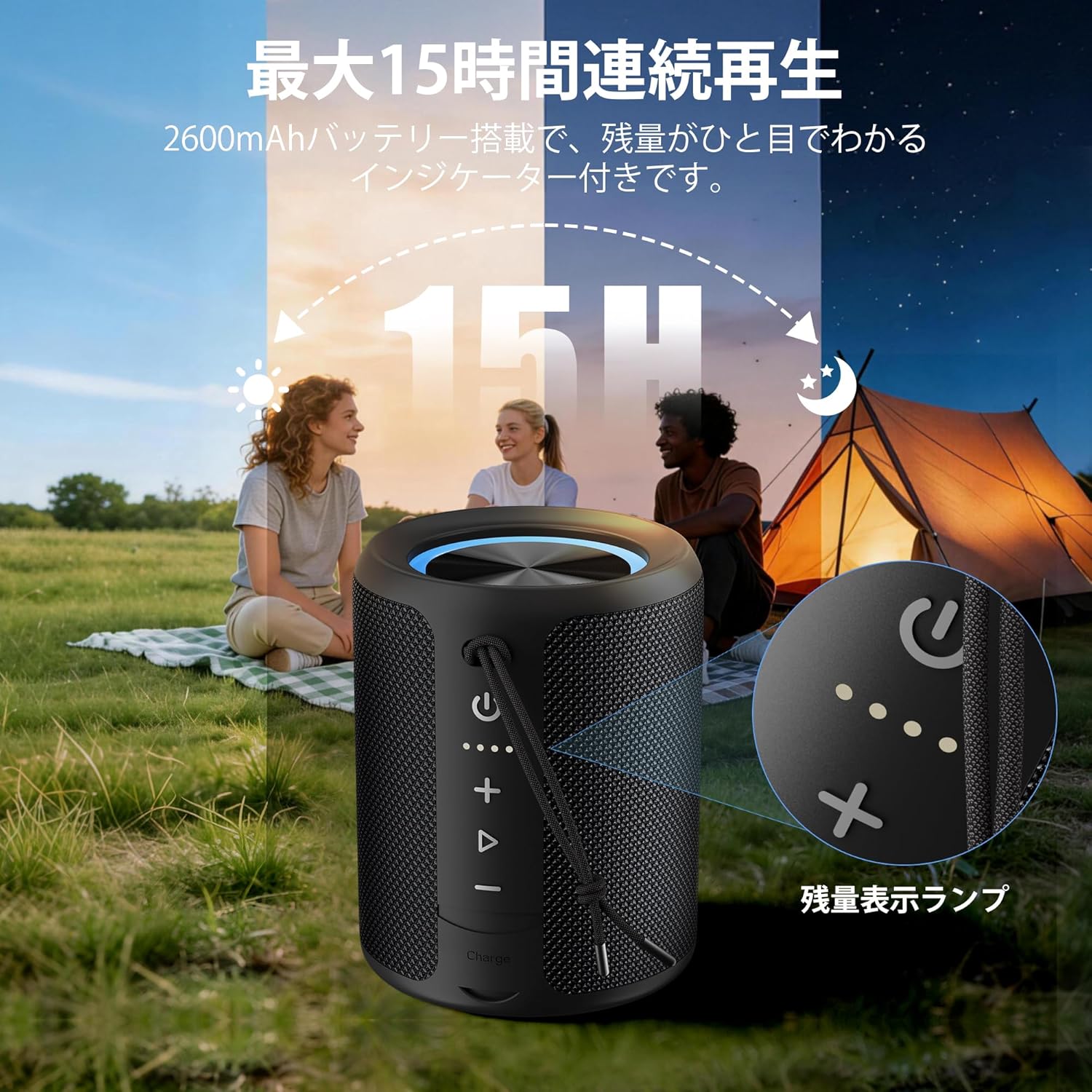 X2 Bluetooth Speaker, Small, Mini Wireless Speaker, Waterproof, Popular in Europe and America, Friendly for Beginners, Portable Speaker, 20W Output, TWS Compatible, 2.1 inches (53 mm) Driver