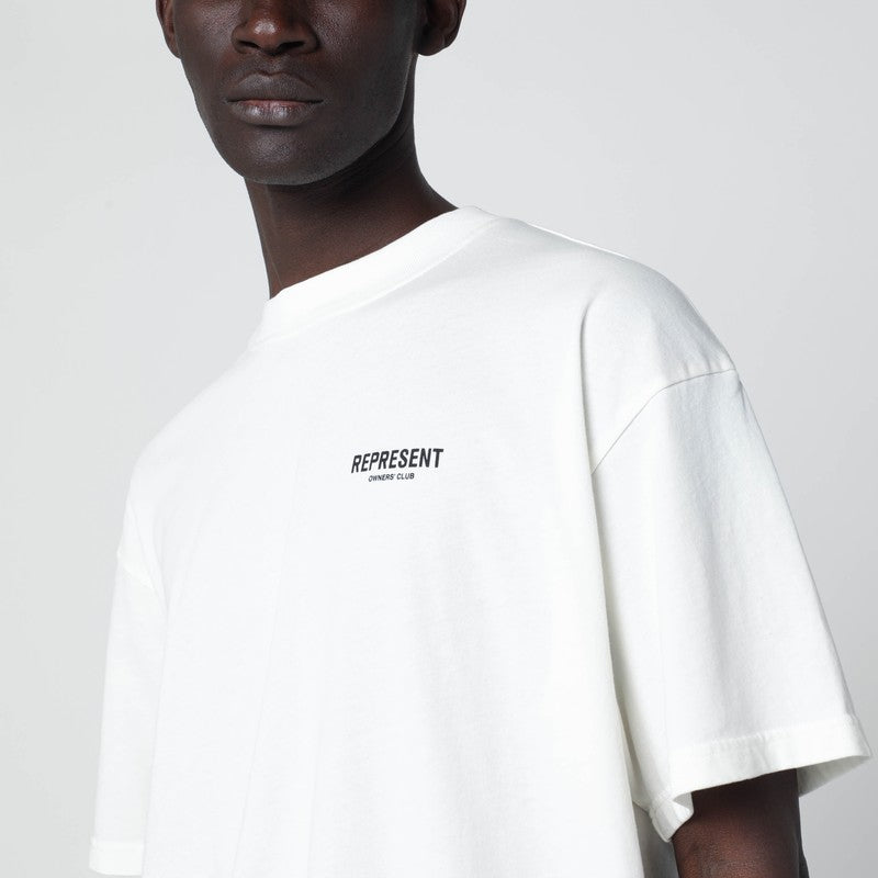 Represent ロゴ入りホワイトコットンTシャツを表現 - Image 3
