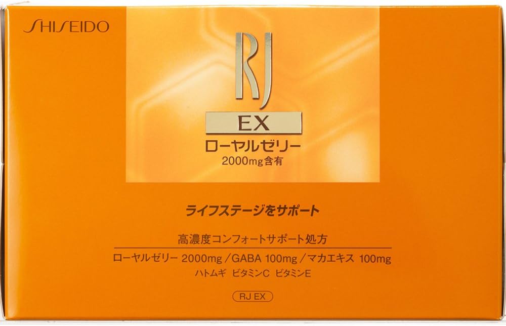 Shiseido Beauty Foods Shiseido Supplement RJ (Royal Jelly) EX < Drink> (N) 10 Bottles, 1.7 fl oz (50 ml) x 10 Liquid, 1.7 fl oz (50 ml) x 10 Bottles