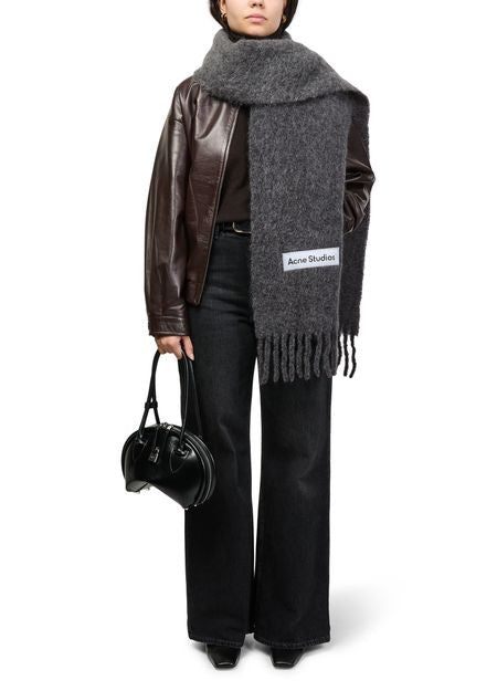 ACNE STUDIOS Fringed wool scarf - Image 3
