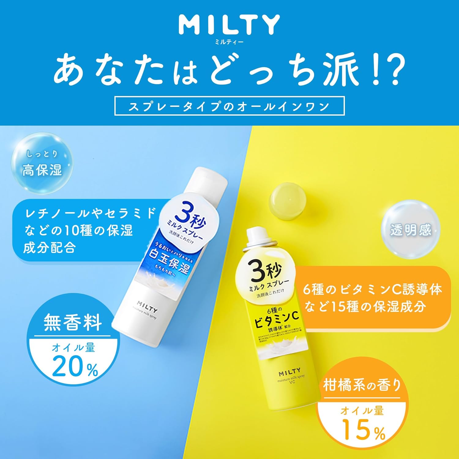 Naris Cosmetics Milty Moisture Milk Spray