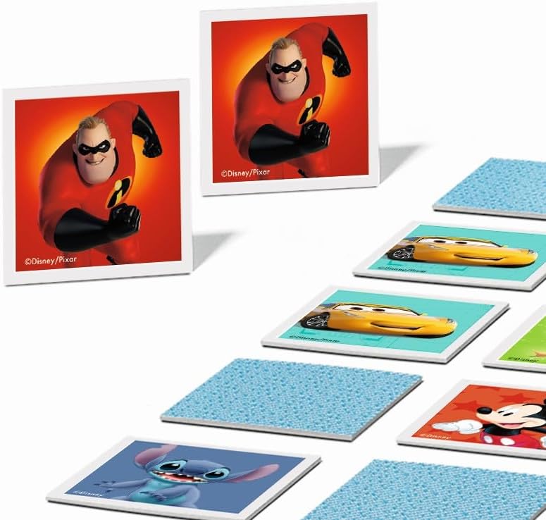 Ravensburger Board Game Disney Classic Minnie Memory 24560 for 4 players Suitable for ages 3 and up 【Disney Game, Concentration Game, Matching Game, Educational Game, Card Game, Gift (Birthday