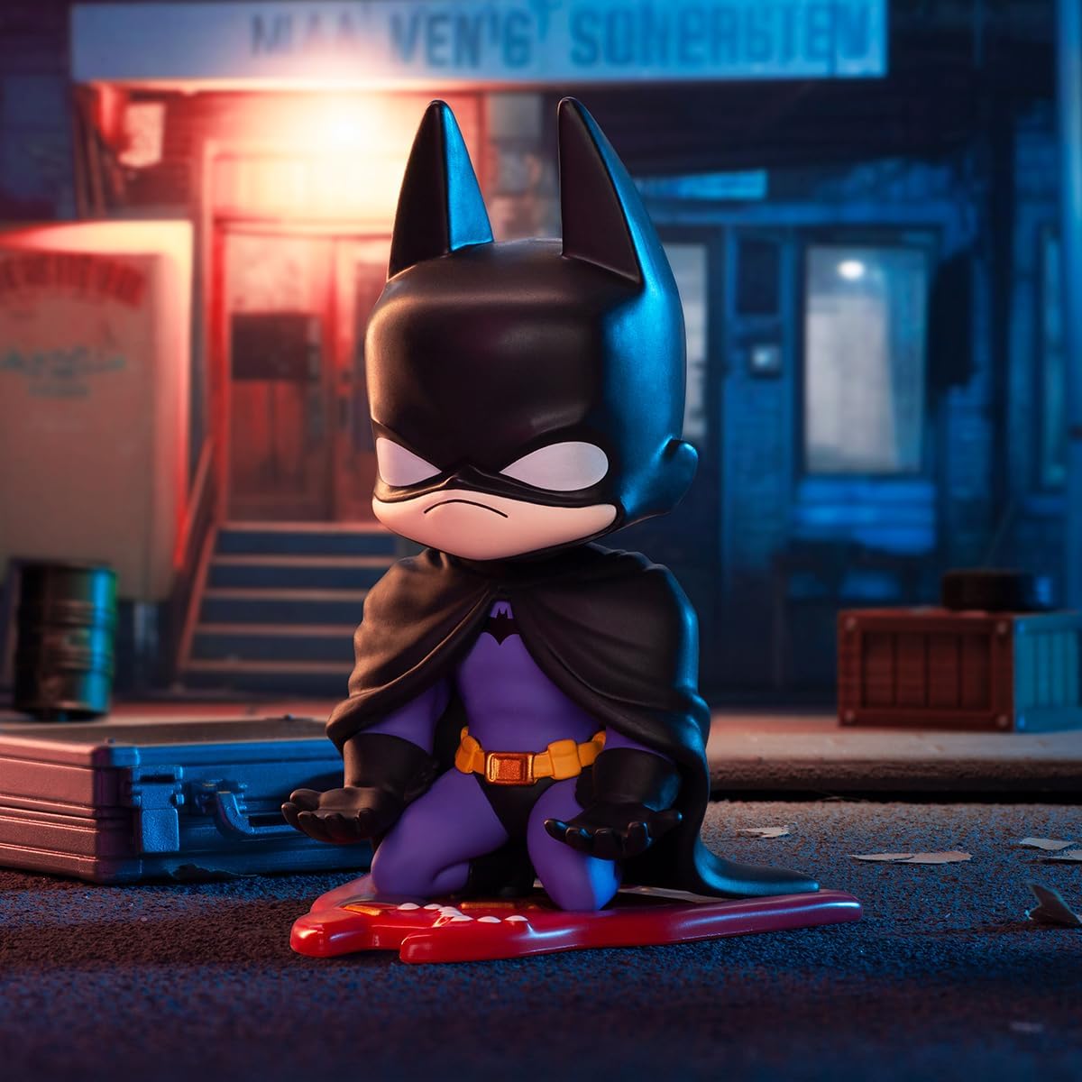 POPMART DC GOTHAM CITY Series (Piece) Popmart Plush Toy Blind Box Figure, Plastic Model, Premium Toy, PVC, Soft Vinyl, Original Characters, Birthday Gift