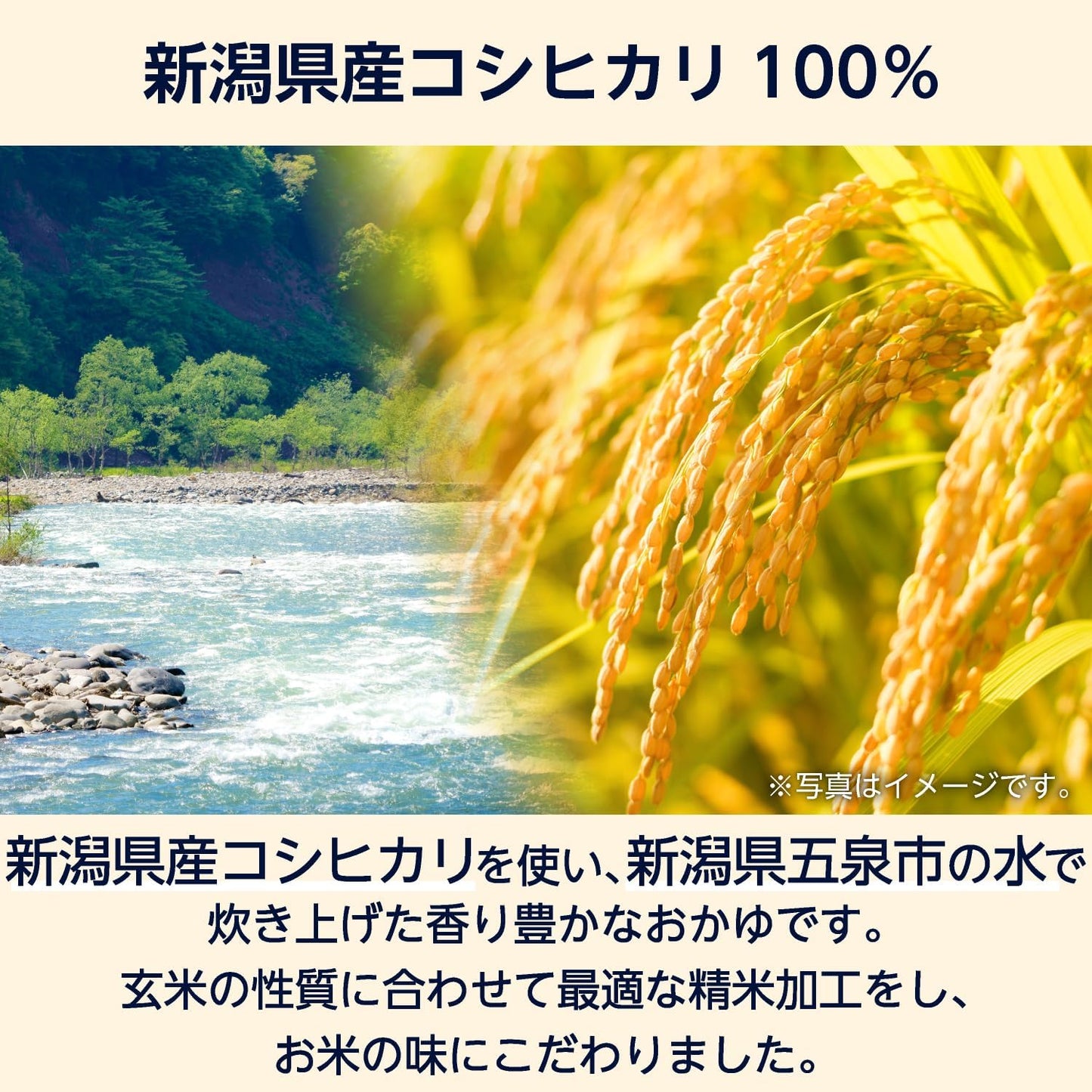 by Ume Rice Porridge 250g 20-piece pack, 100% Niigata Koshihikari Rice