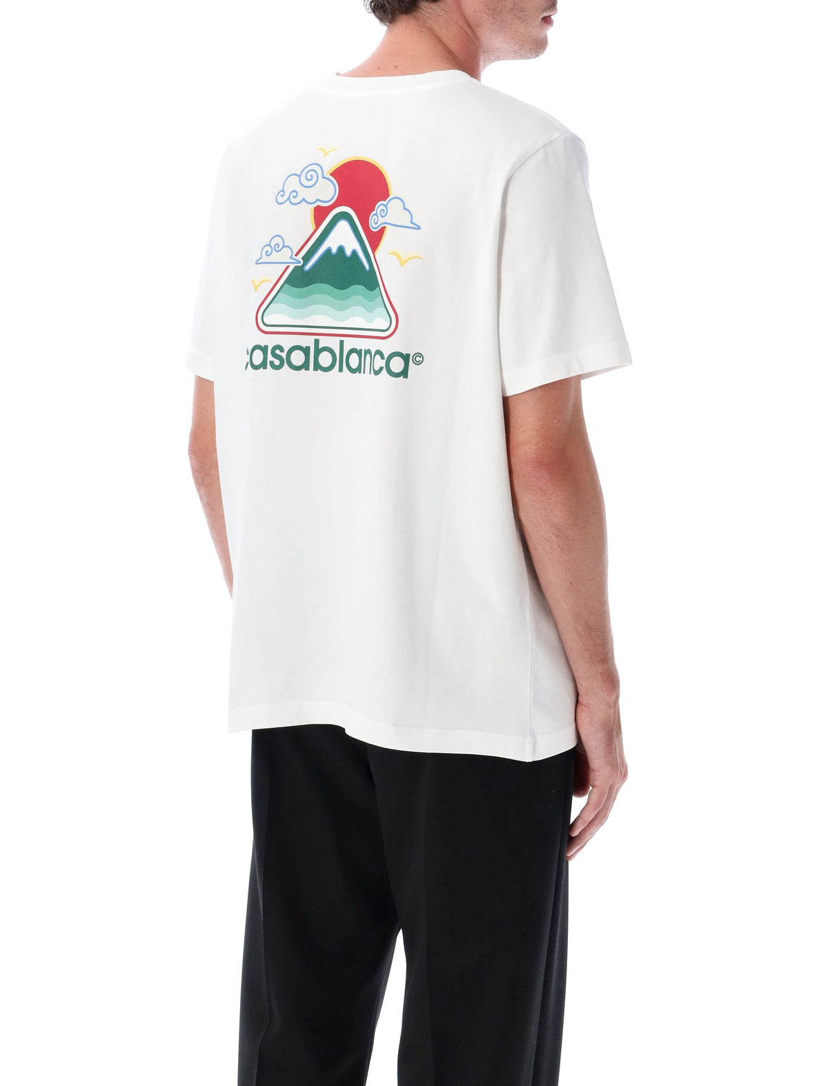 Casablanca カサブランカTシャツとポロスホワイト - Image 3