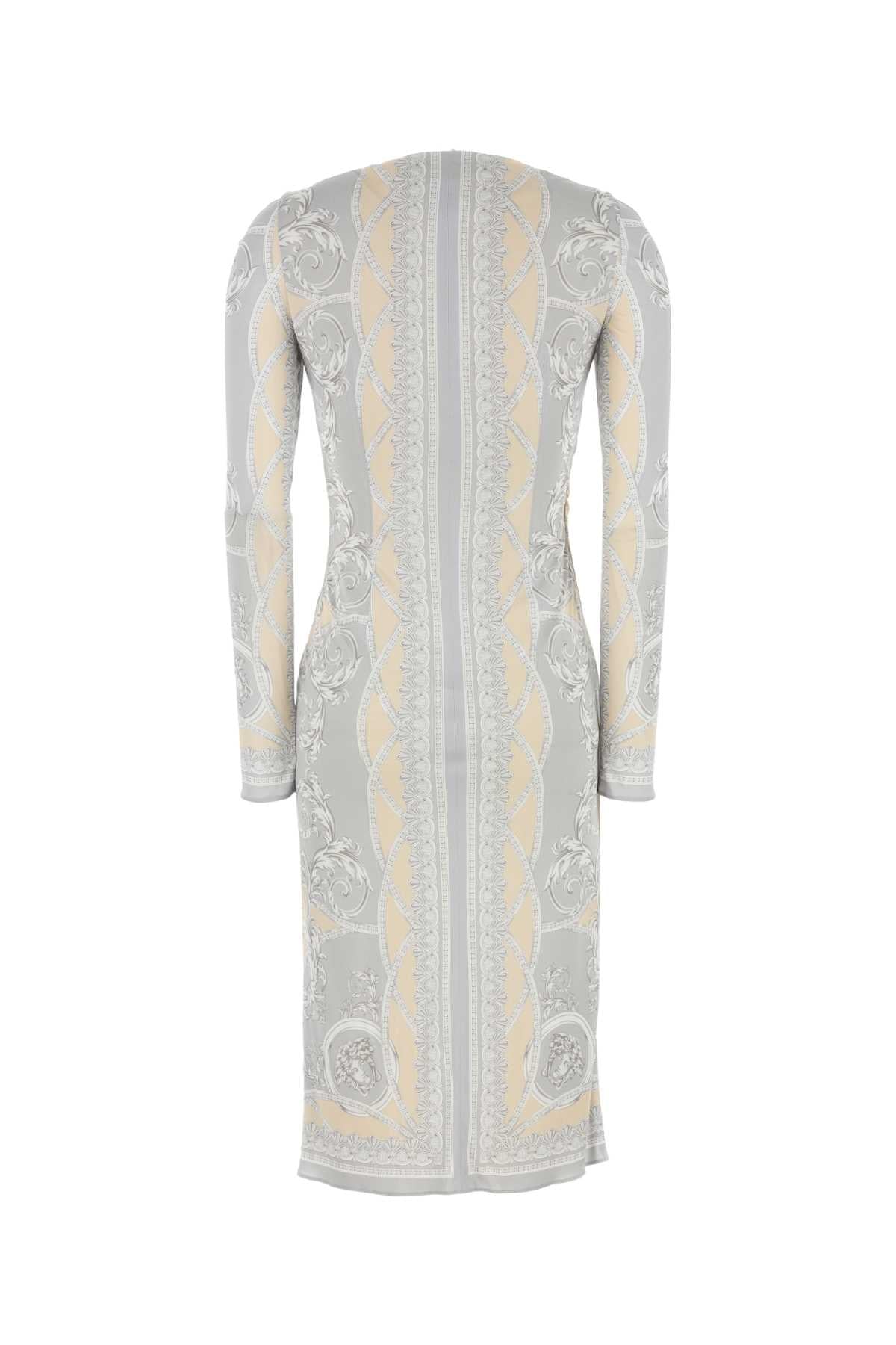 Versace ヴェルサーチの印刷されたビスコースドレス - Image 3