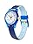 Citizen Q&Q RP29-010 Women's Analog Wrist Watch, Smile Solar, Matching Style, Waterproof, Urethane Strap, Blue, blue, Wristwatch, Solar, Pair, Simple