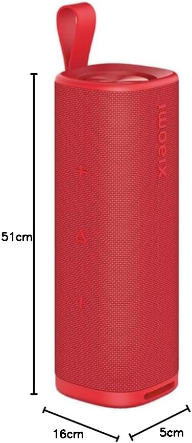 Xiaomi Sound Outdoor Bluetooth Speaker Wireless Speaker 30W IP67 Dustproof Waterproof Fully Wireless Stereo Sound Support Bluetooth 5.4 Built-in Mic Outdoor Red