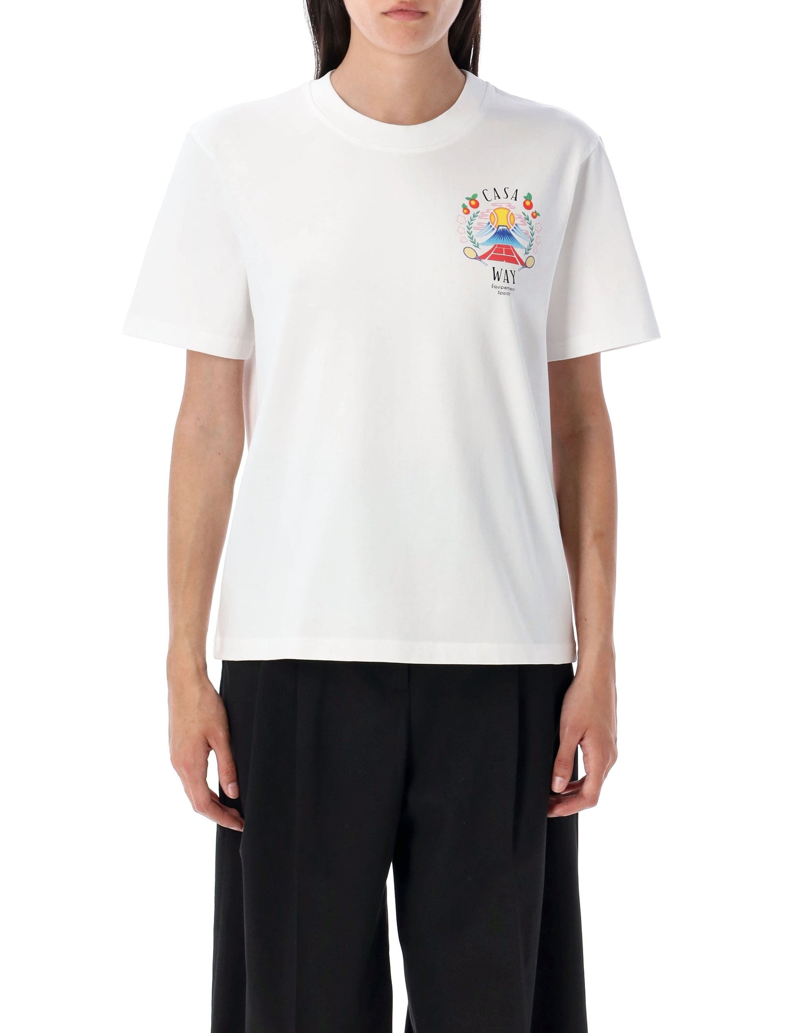 Casablanca カサブランカTシャツとポロスホワイト - Image 3