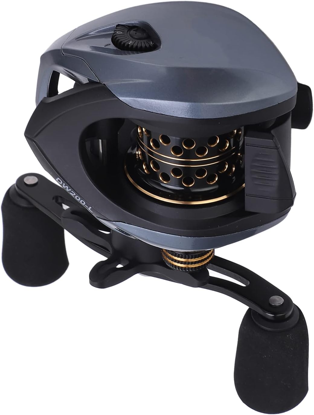 Lure Fishing Reel, 7.2:1 Ratio 18+1BB Baitcasting Reel with Micro Wire Cup for All Water Areas (Left Hand)